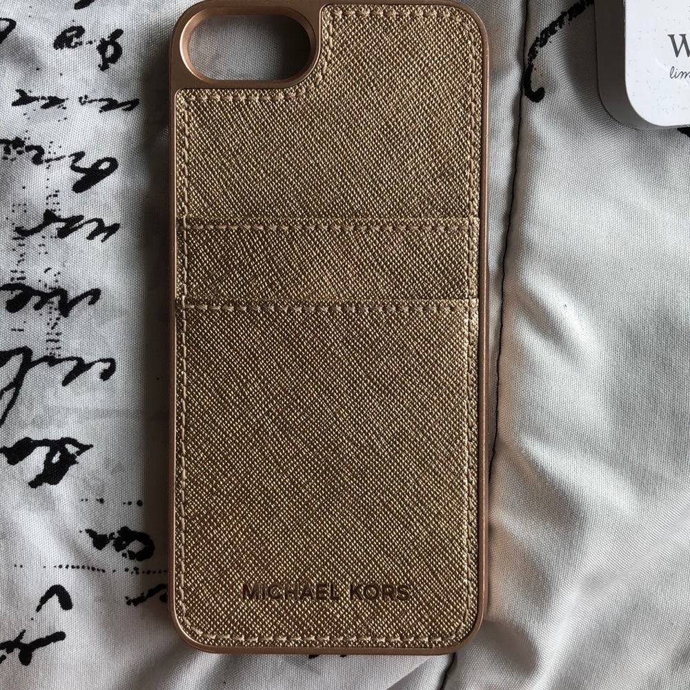 Brand New Michael Kors Gold iPhone Case
